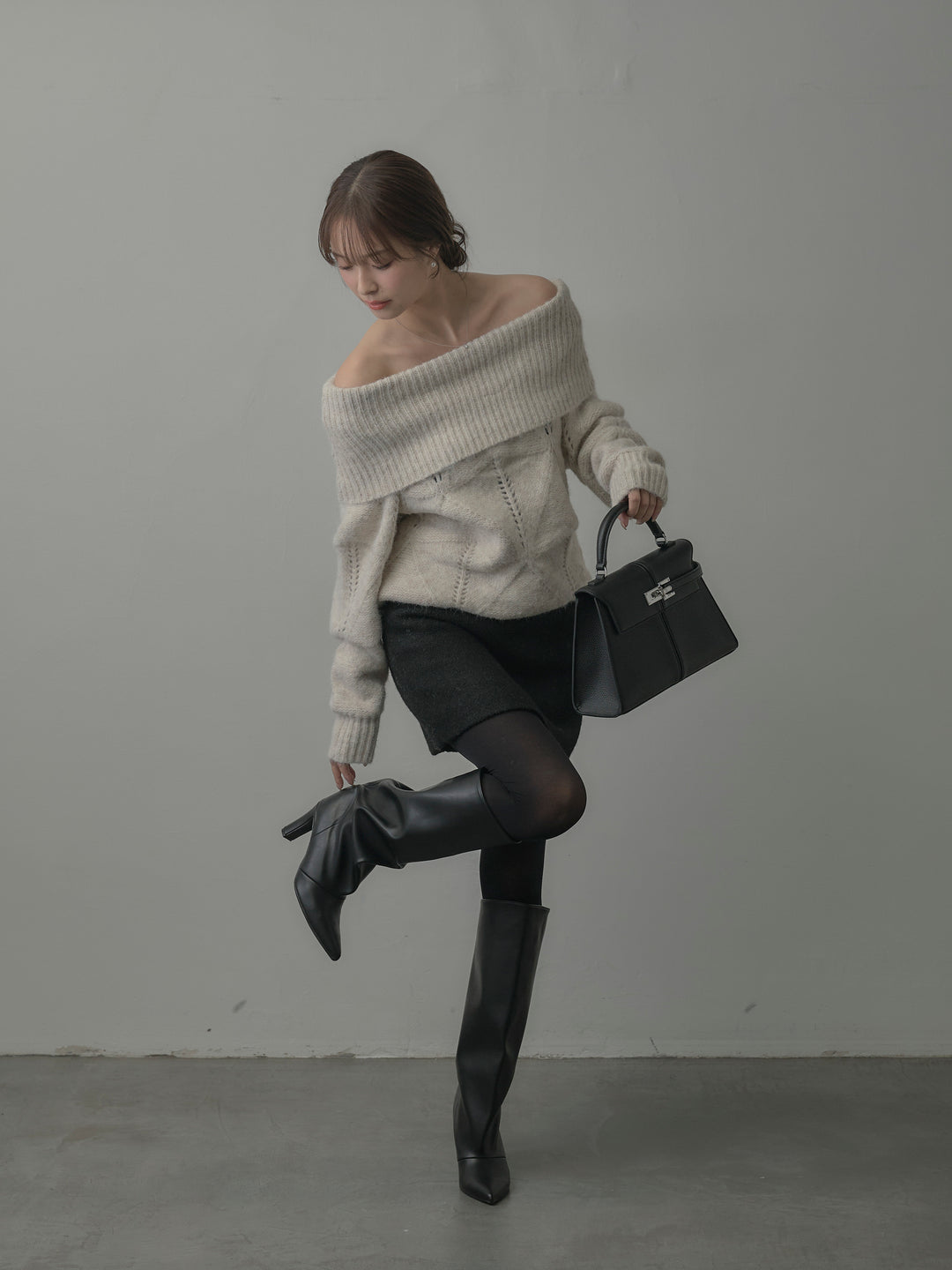 ブークレ台形ミニスカート