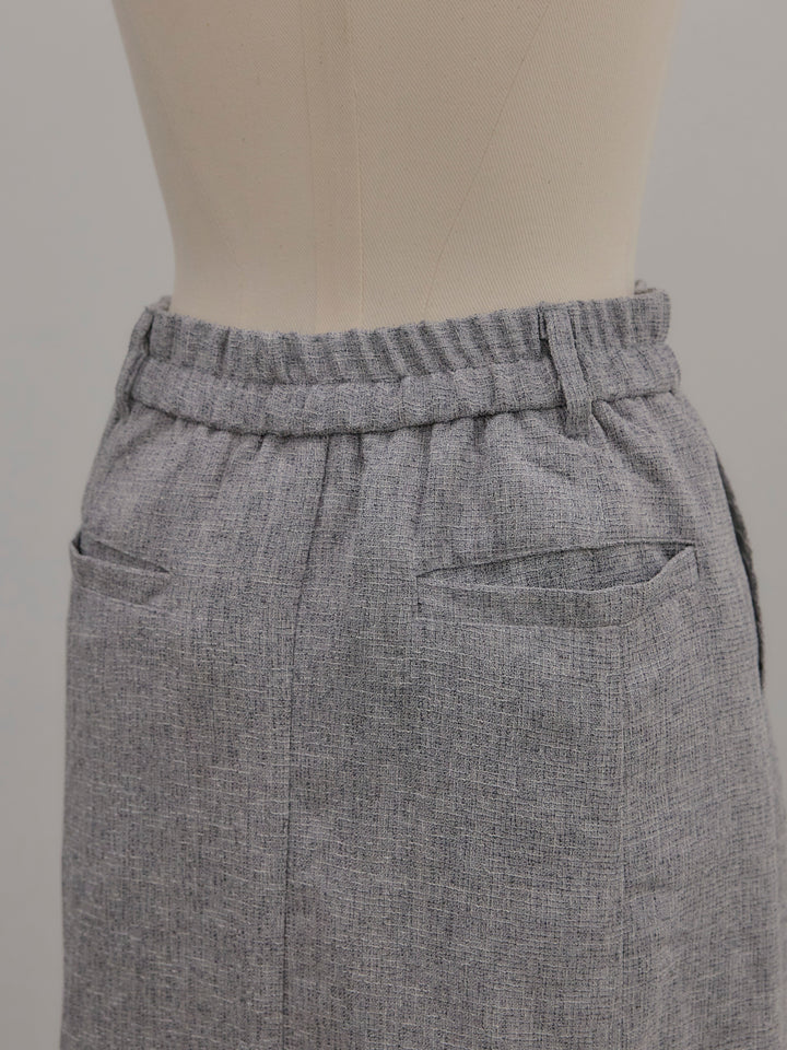 スラブネップツイードマーメイドスカート