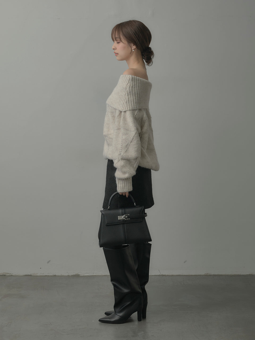 ブークレ台形ミニスカート