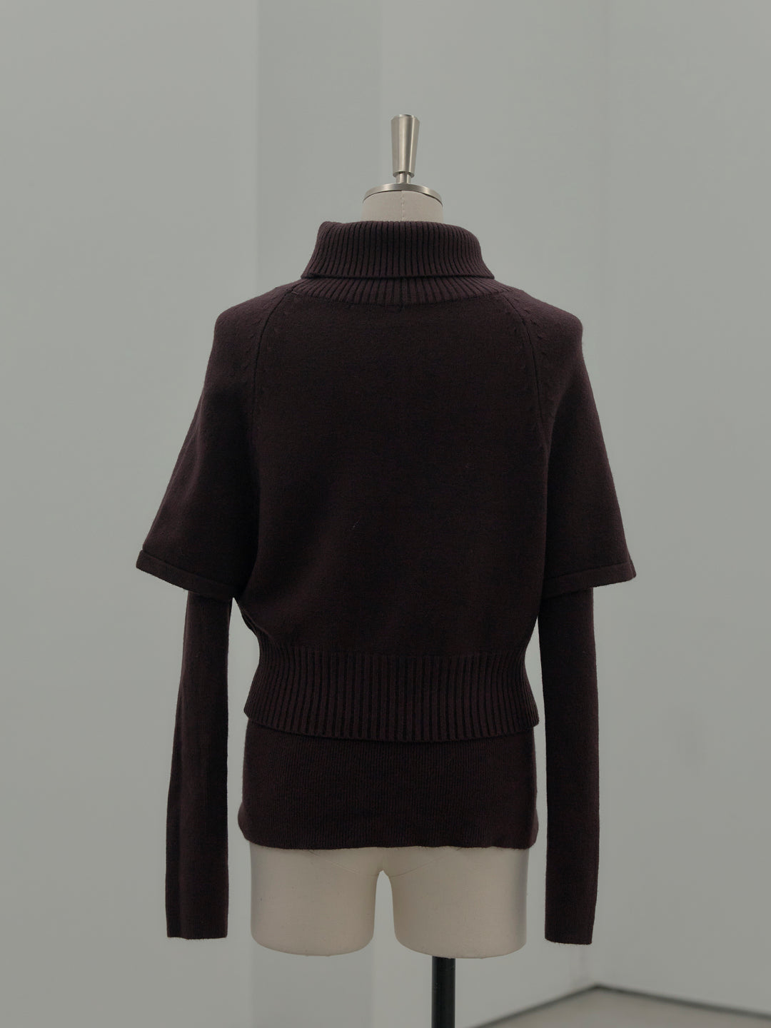 デザイン編みレイヤードニットSET