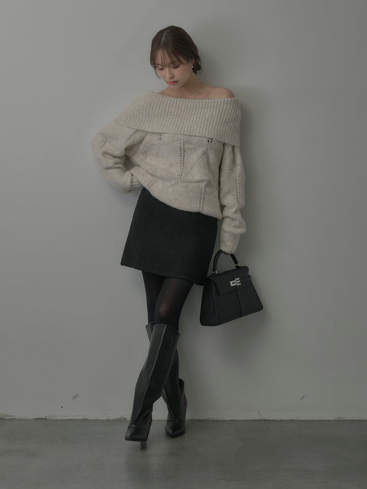 ブークレ台形ミニスカート