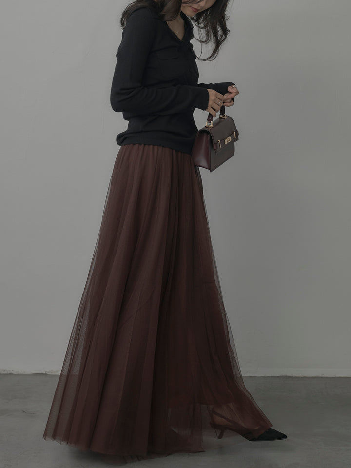 [予約]ボリュームチュールスカート【M】