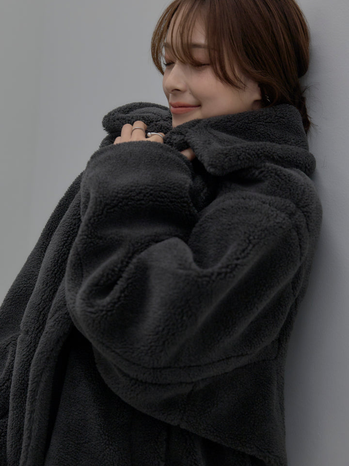 テディボアロングコート