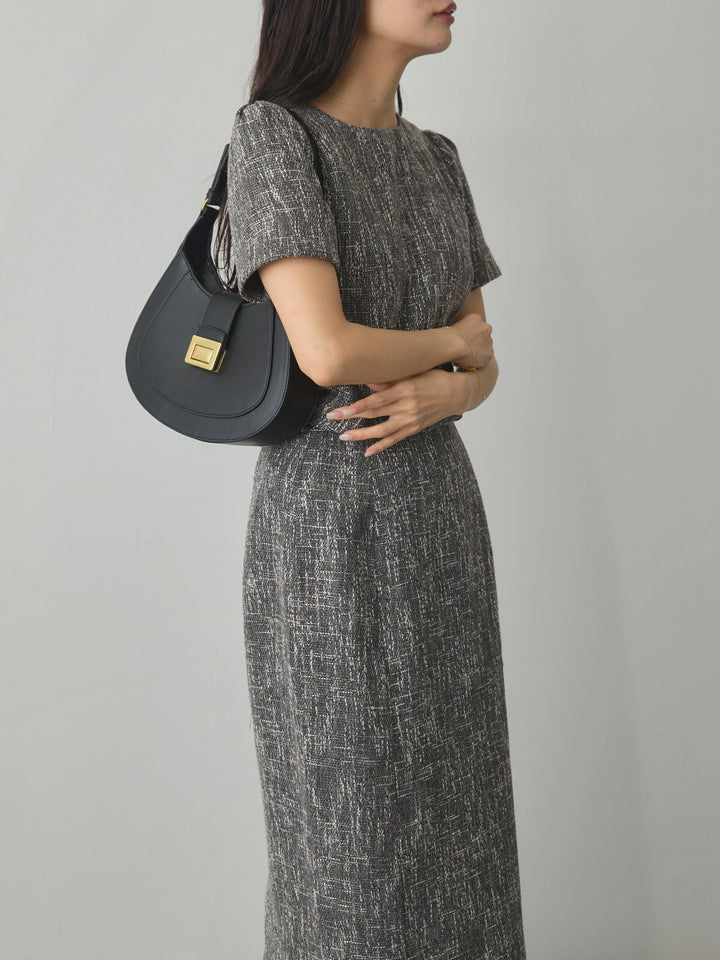 【Essential】ツイードペンシルスカート