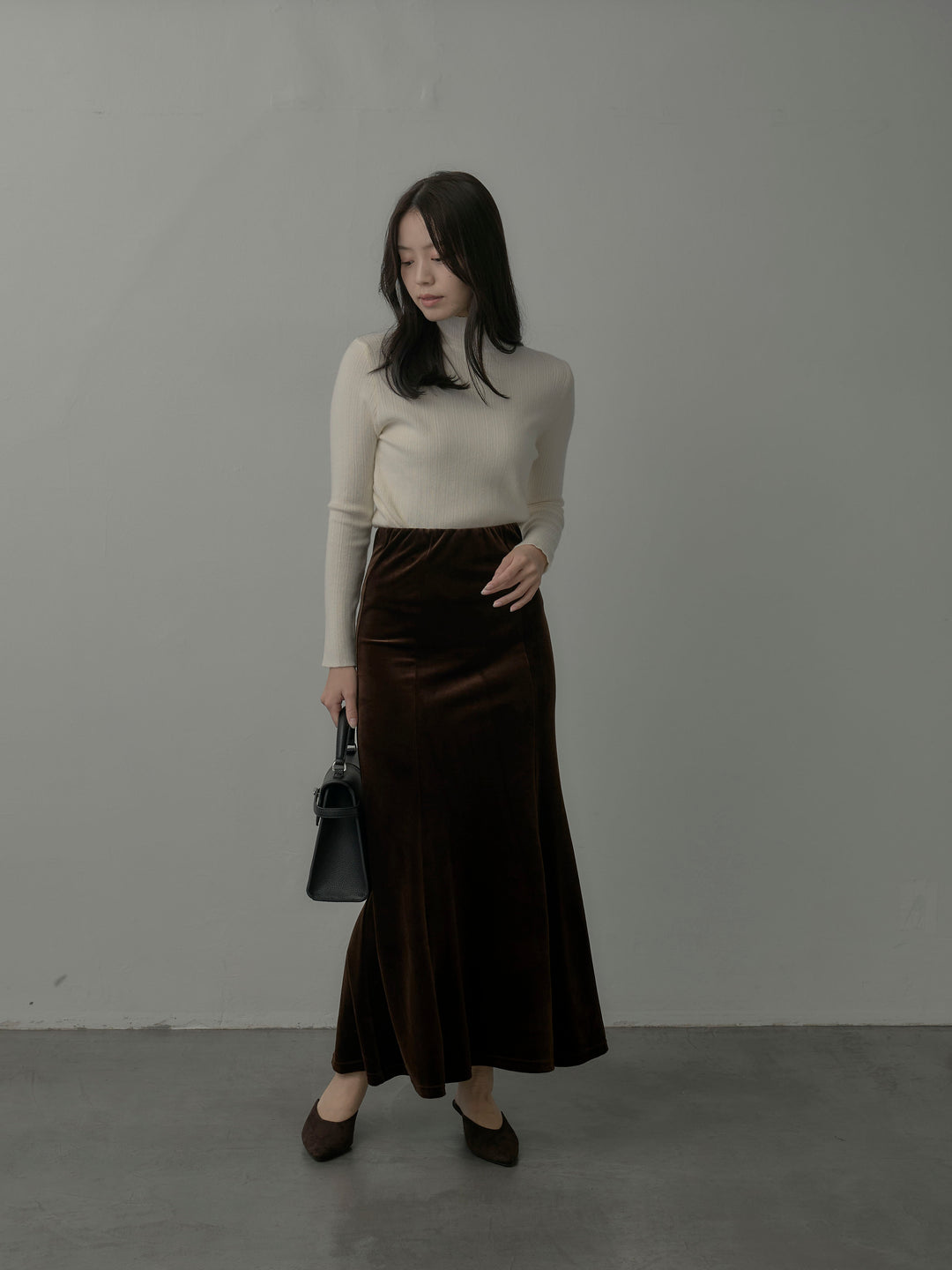 ベロアマーメイドスカート