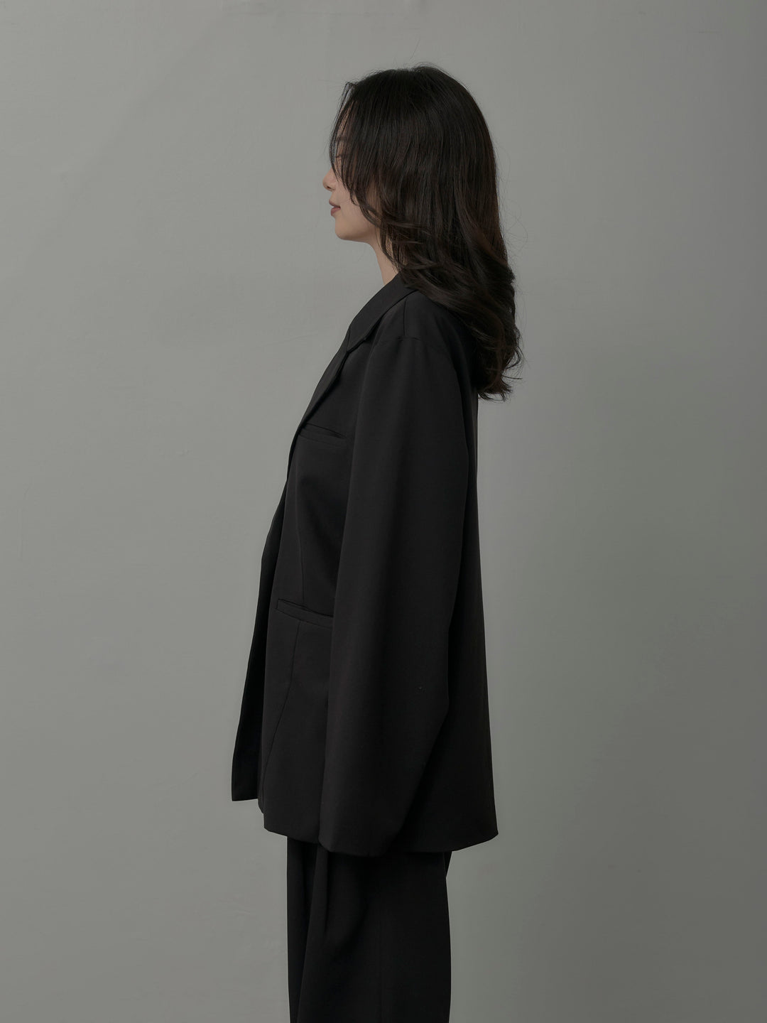【Essential】ボックスシルエットテーラードジャケット