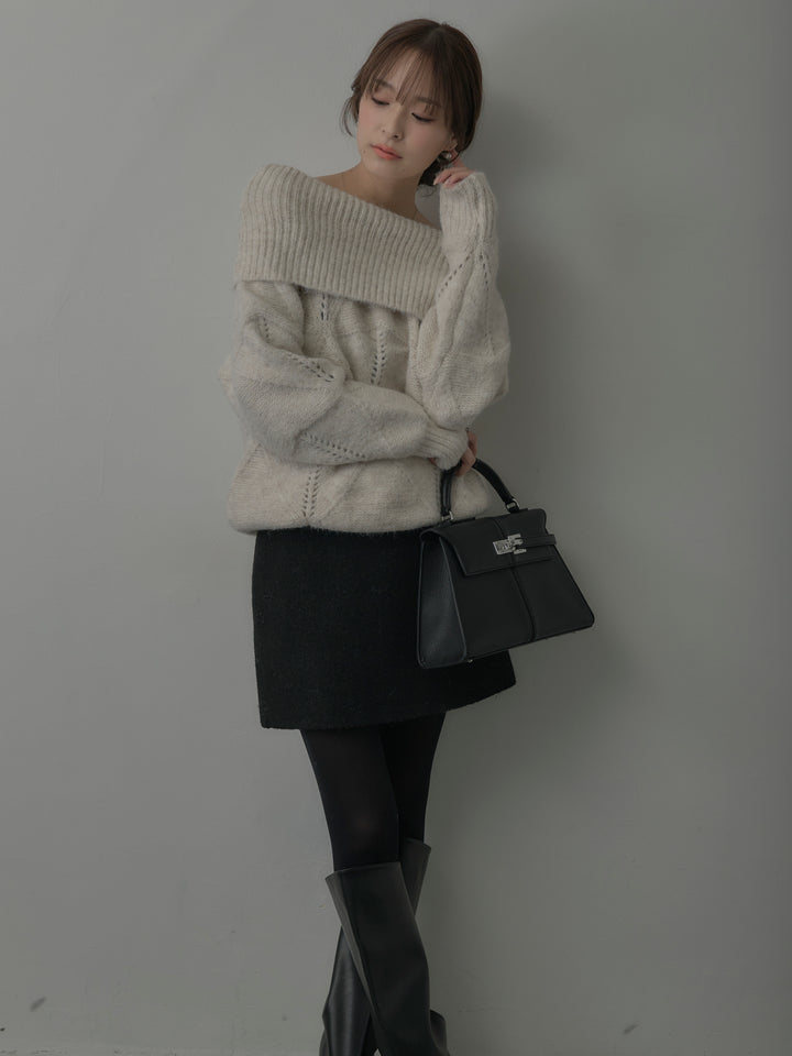 ブークレ台形ミニスカート