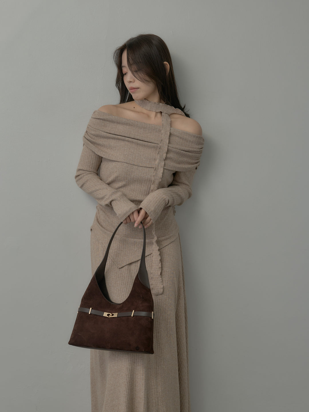 リブニットオフショルSETUP