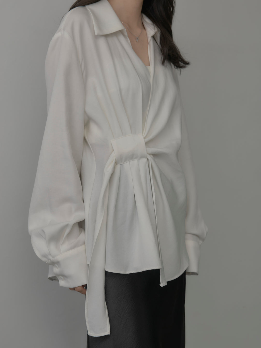 [予約]フロントラップデザインシャツ