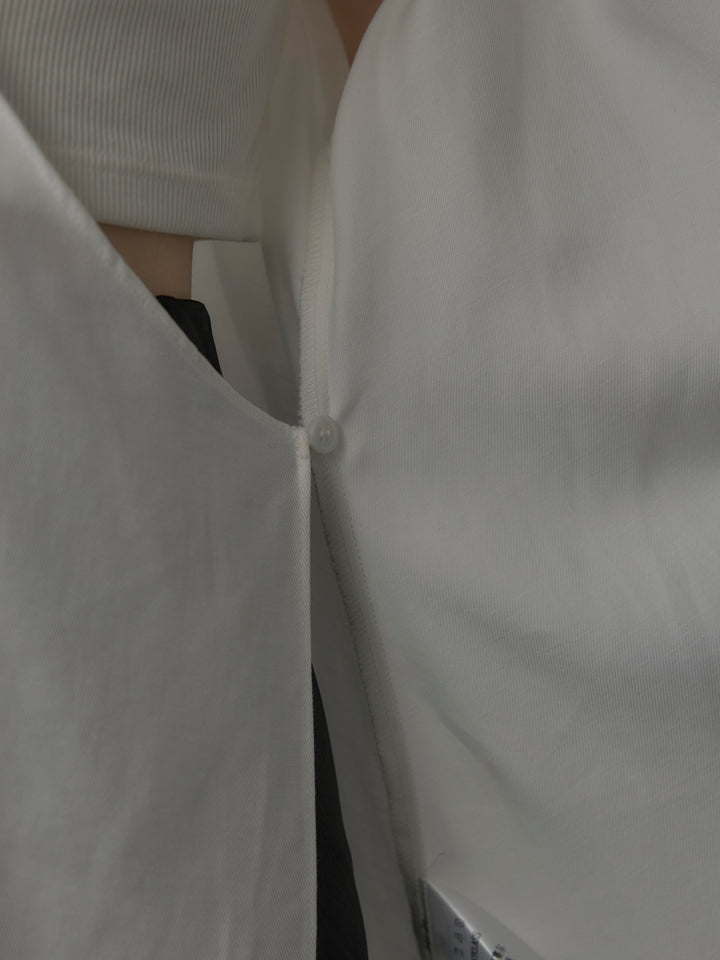 [予約]フロントラップデザインシャツ