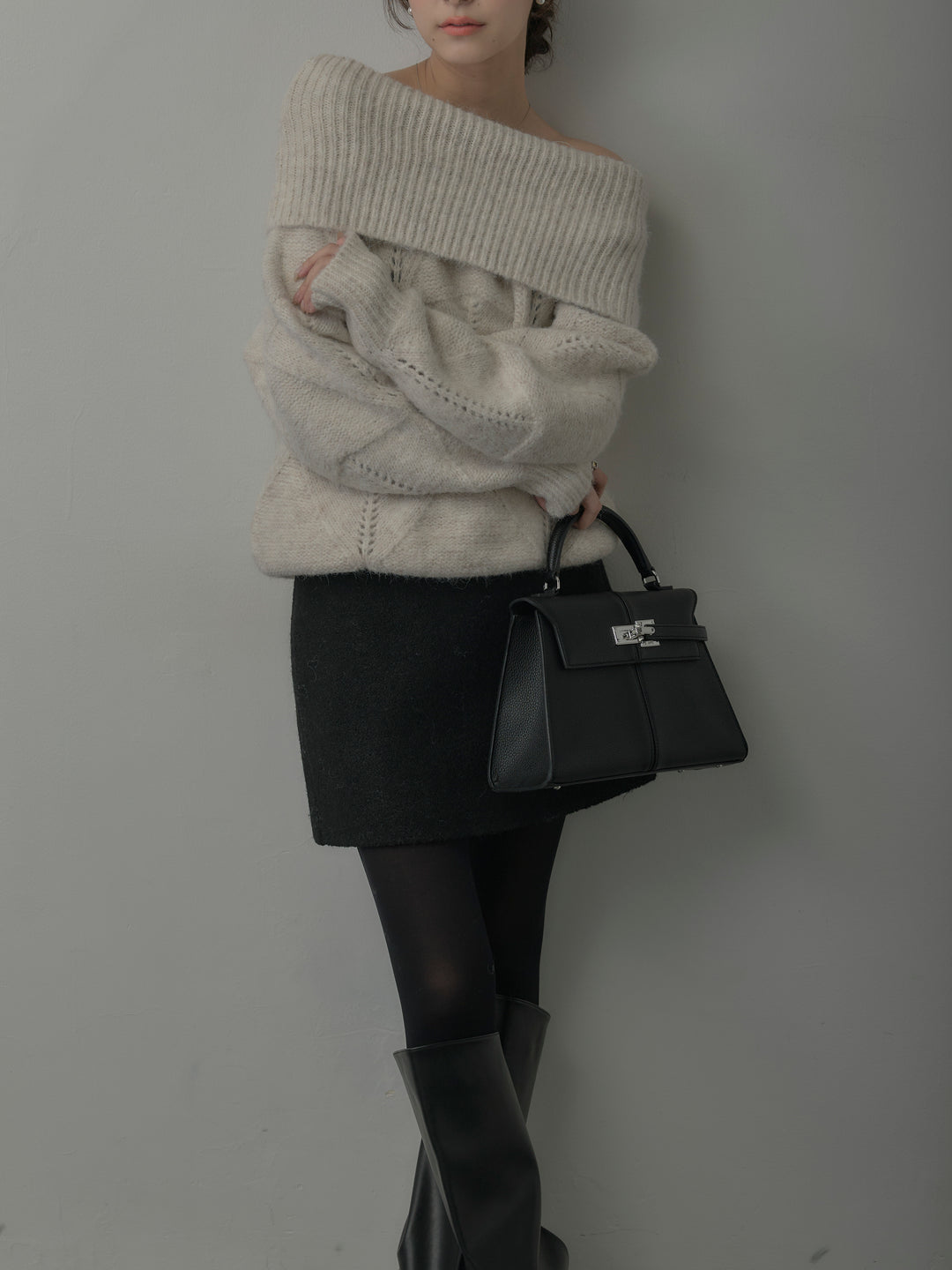 ブークレ台形ミニスカート