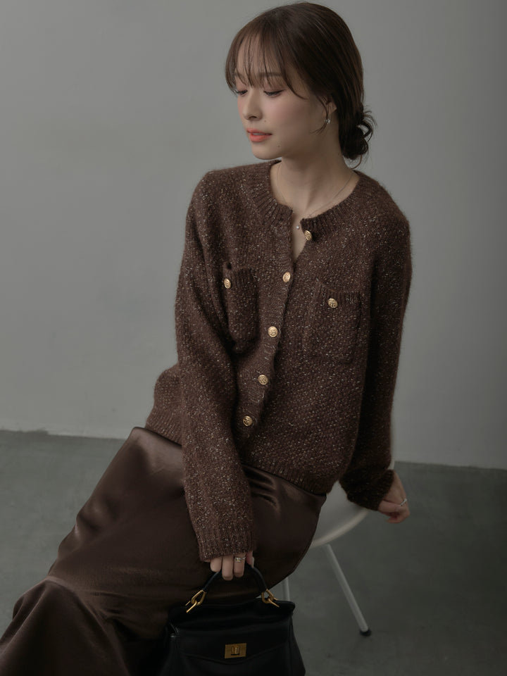 裾レースサテンスカート