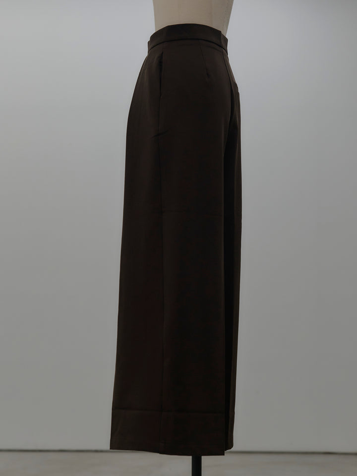 ウエストリボンワイドパンツ