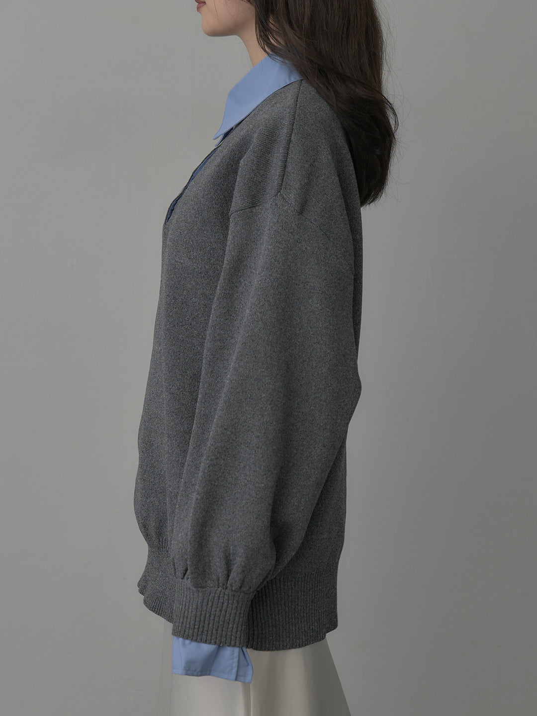 [予約]襟付きポロトップス