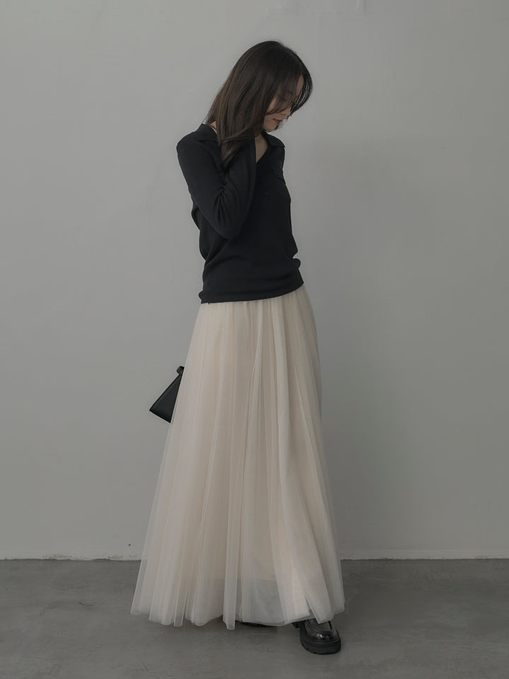 [予約]ボリュームチュールスカート【S】