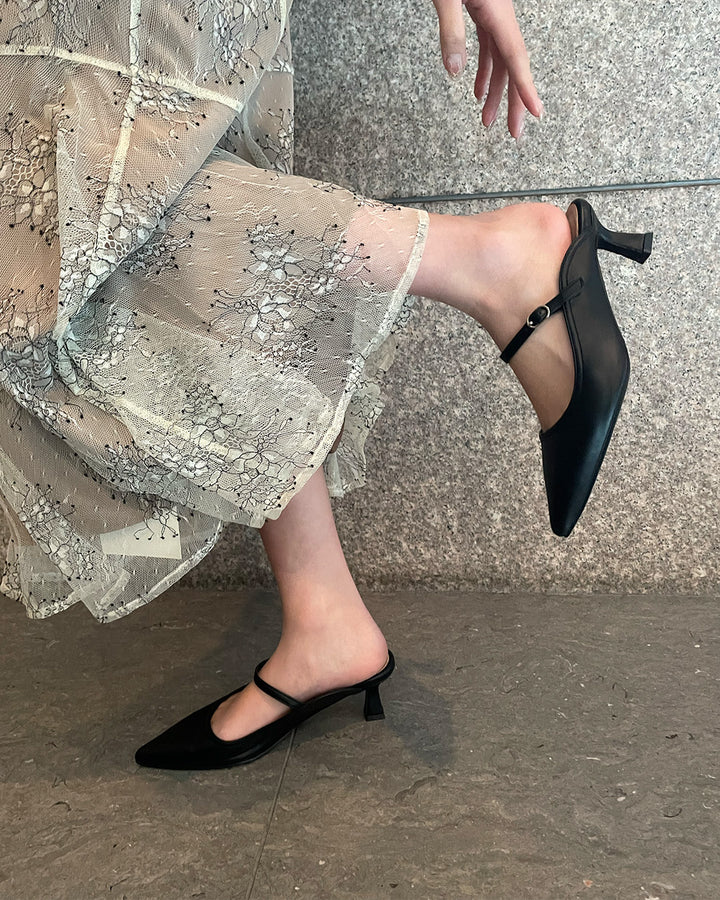 【essential】レディシルエットレースドレス