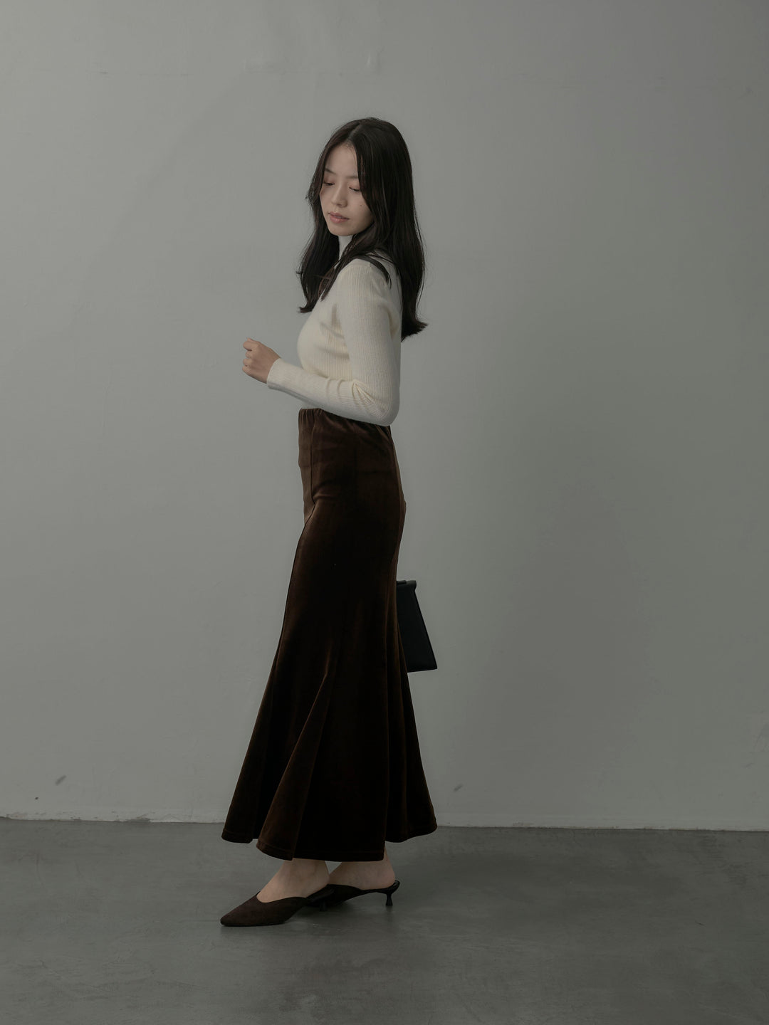 ベロアマーメイドスカート