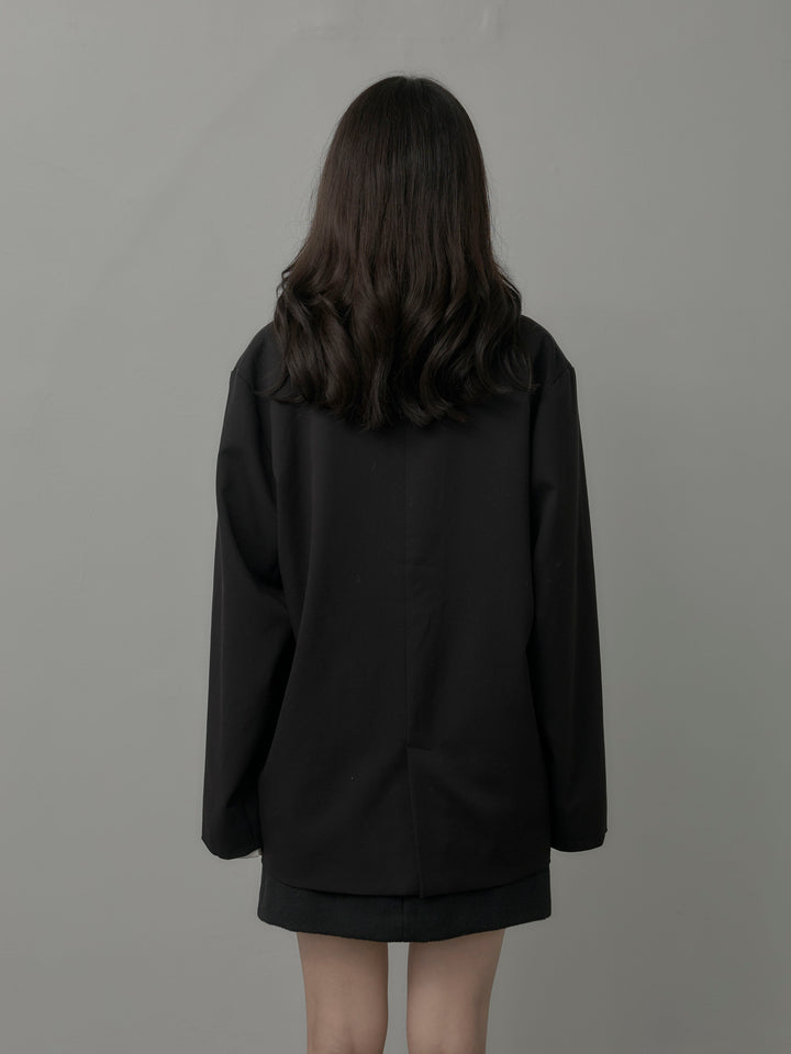 【Essential】ボックスシルエットテーラードジャケット