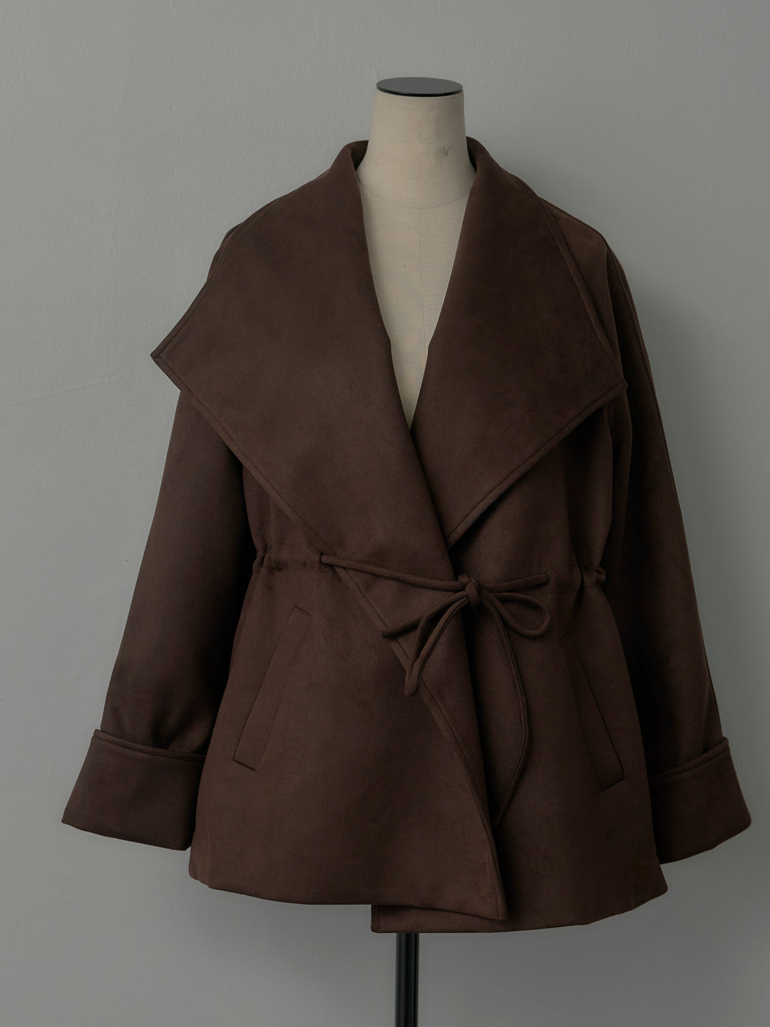 BIGカラースウェードジャケット