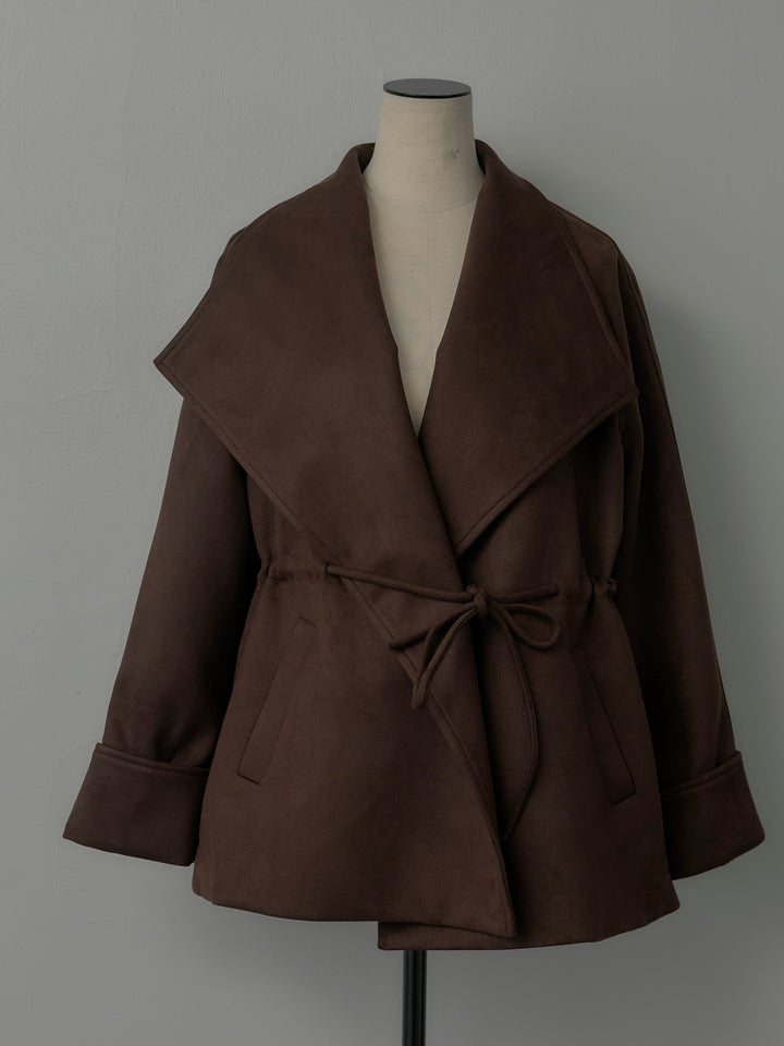 BIGカラースウェードジャケット