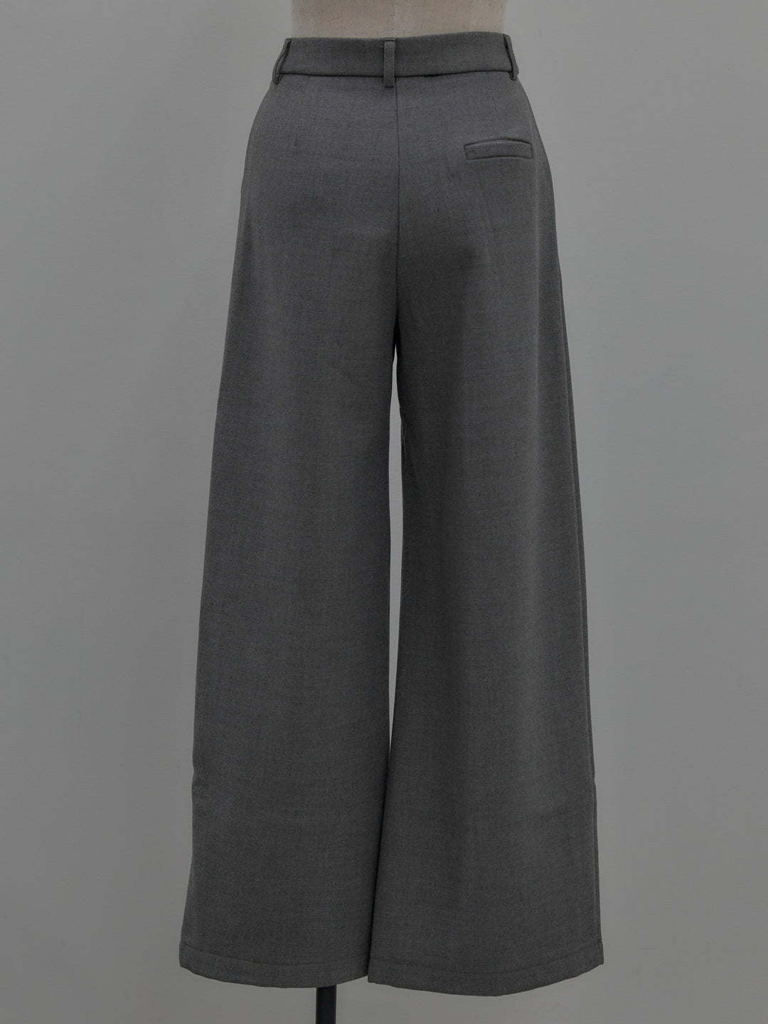 裏起毛デザインワイドパンツ