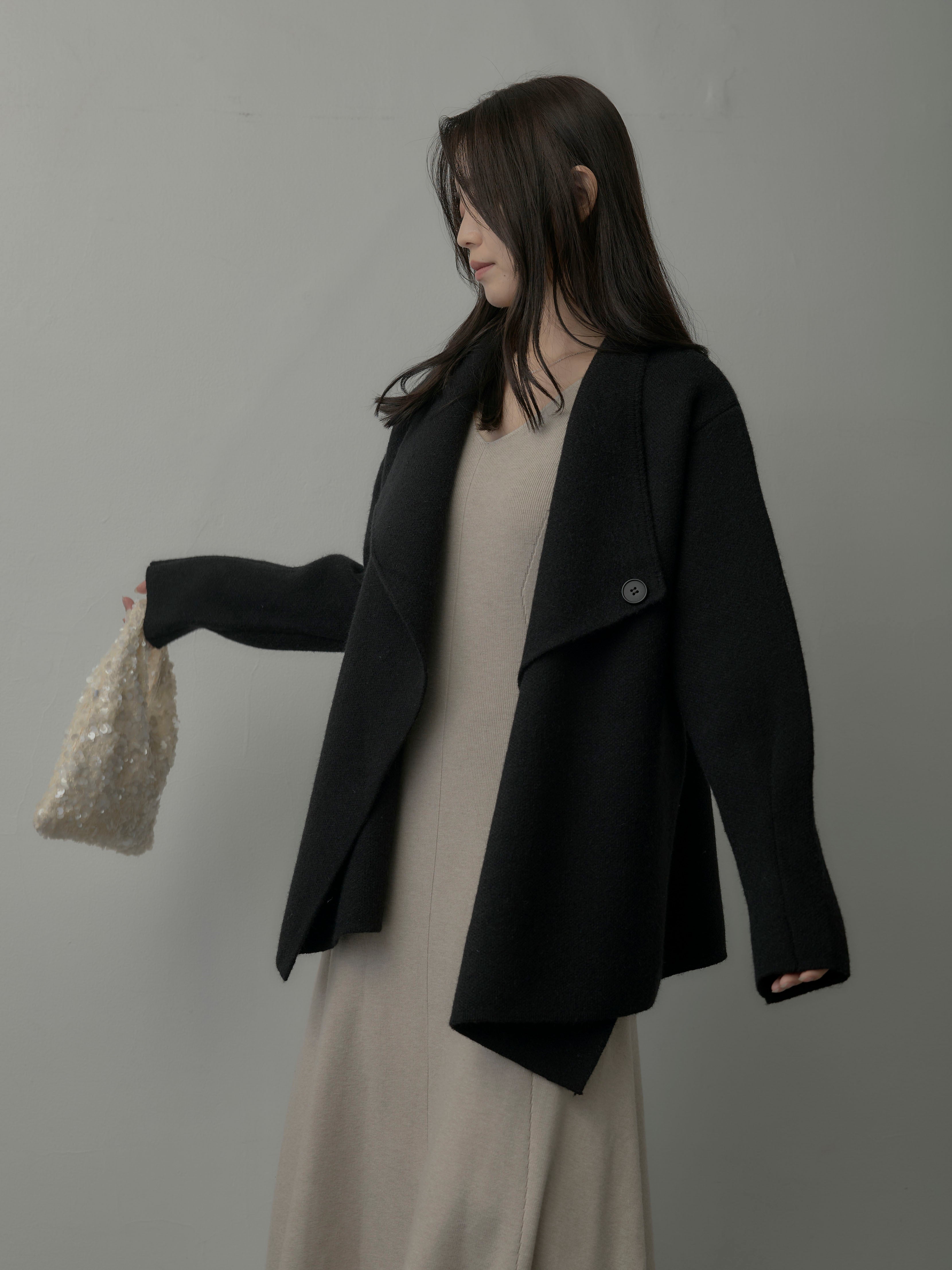 Vネックニットロングワンピース – nairo