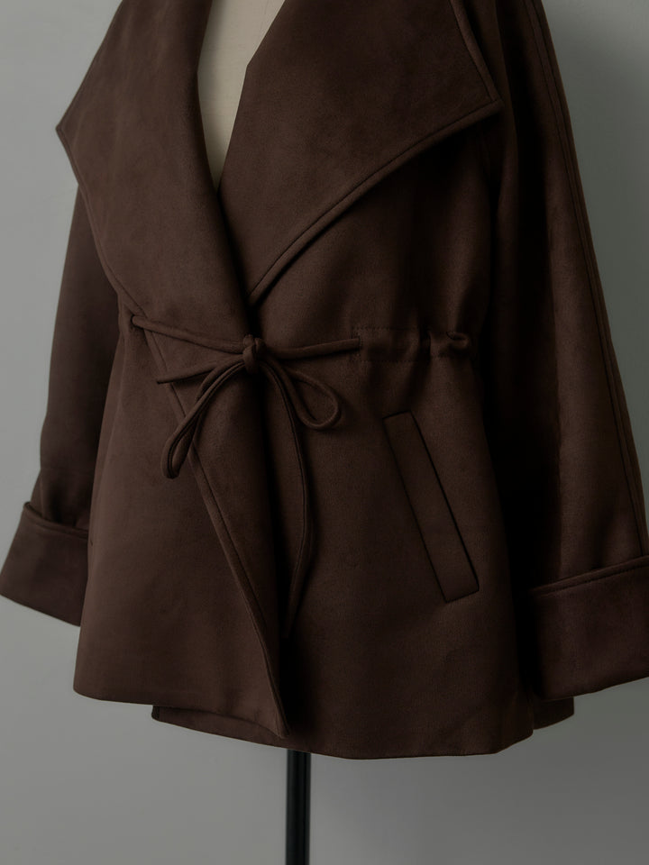 BIGカラースウェードジャケット