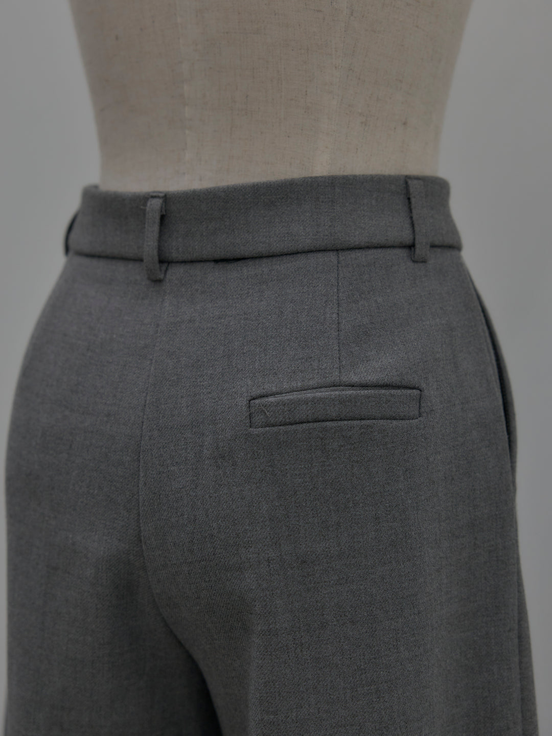 裏起毛デザインワイドパンツ