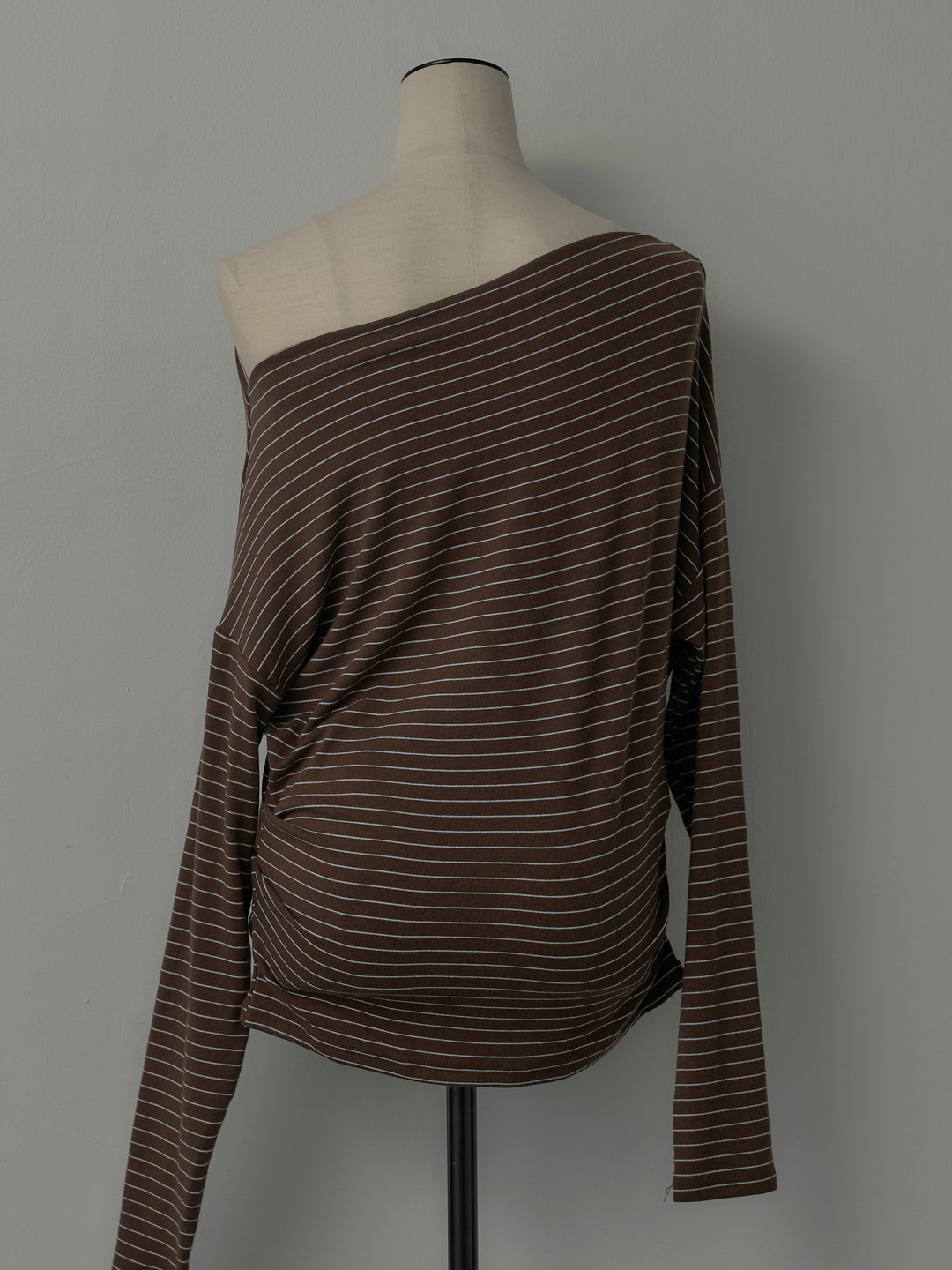 2wayショルダーボーダートップス