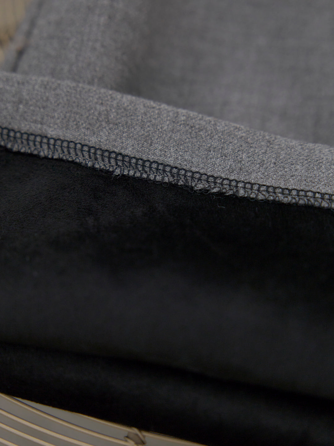 裏起毛デザインワイドパンツ