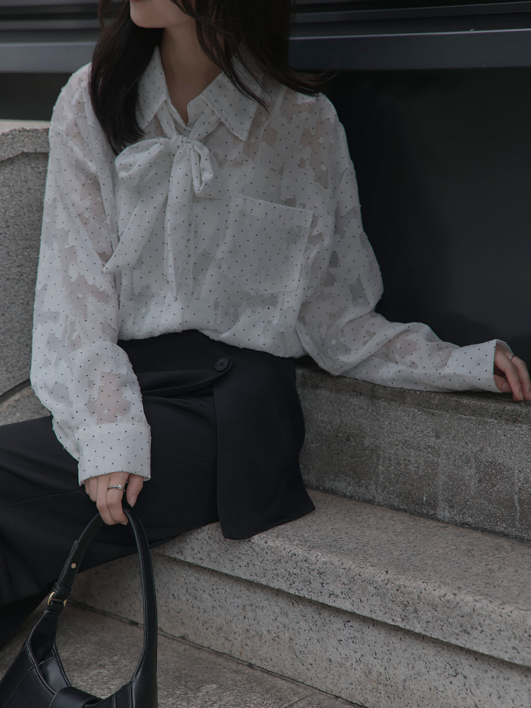 [予約]シアージャガードドットシャツ