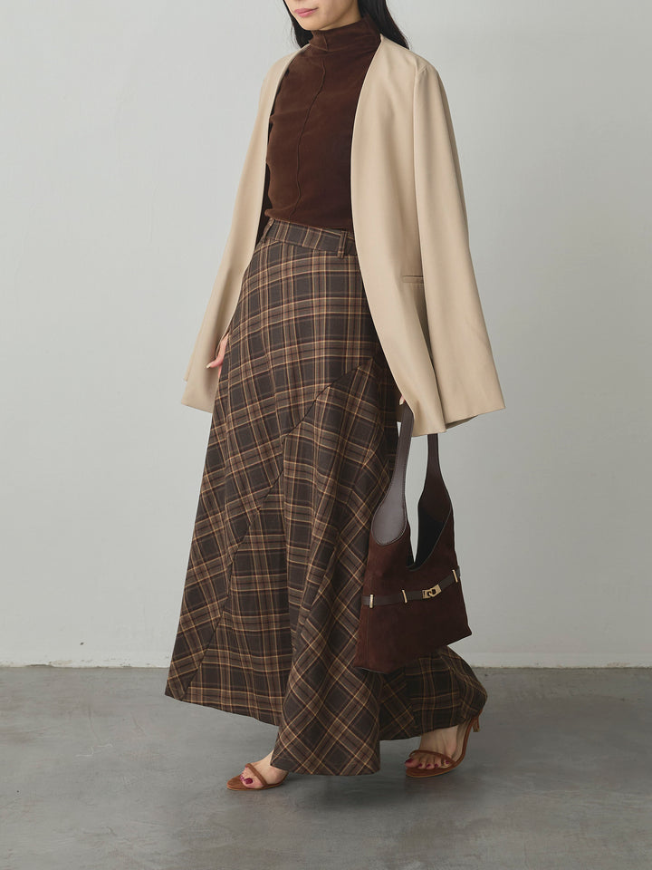 【Essential】フロントホックノーカラージャケット