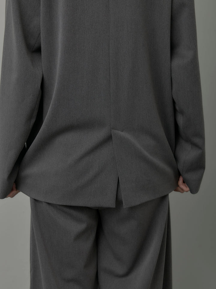 【Essential】ボックスシルエットテーラードジャケット