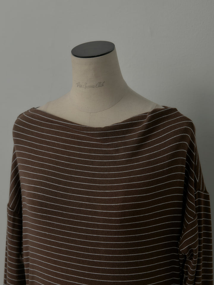 2wayショルダーボーダートップス