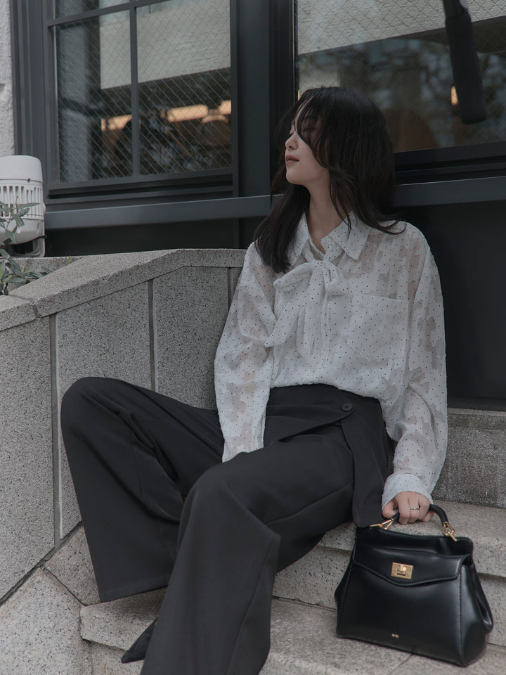 [予約]シアージャガードドットシャツ