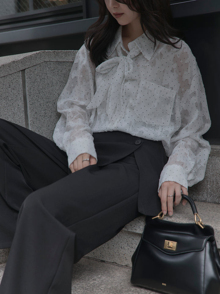 [予約]シアージャガードドットシャツ