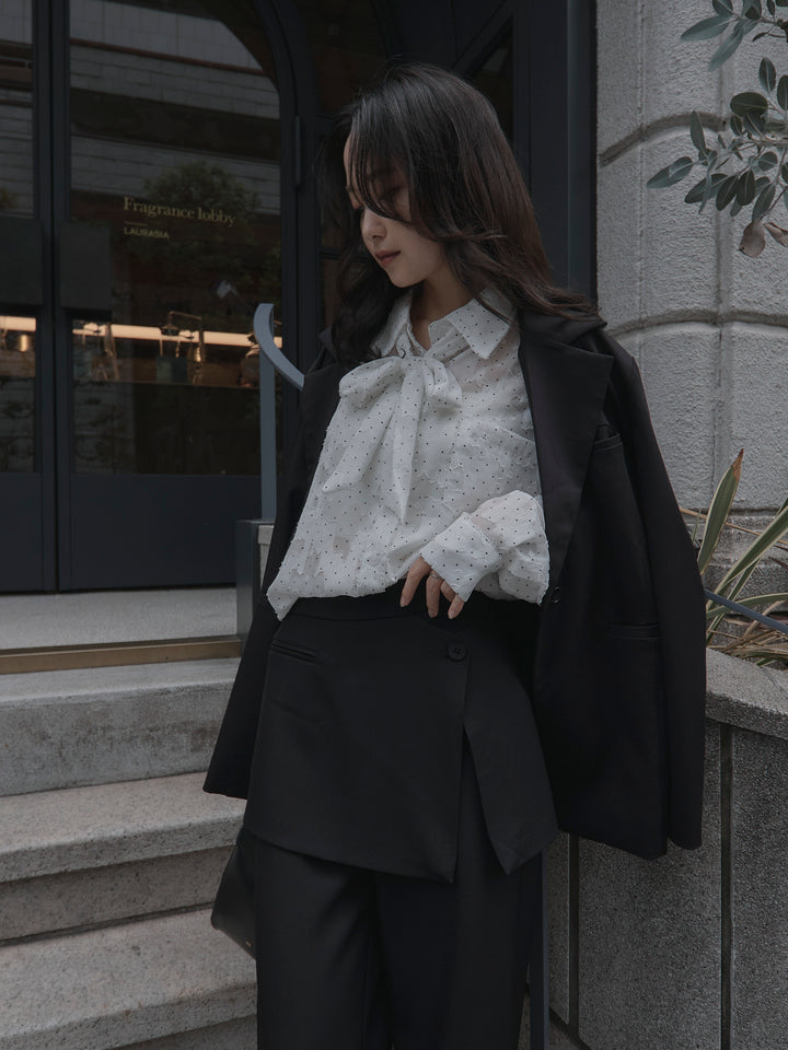 [予約]シアージャガードドットシャツ