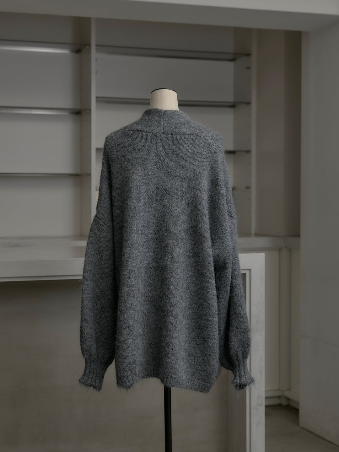 モヘアライクオーバーニットカーディガン