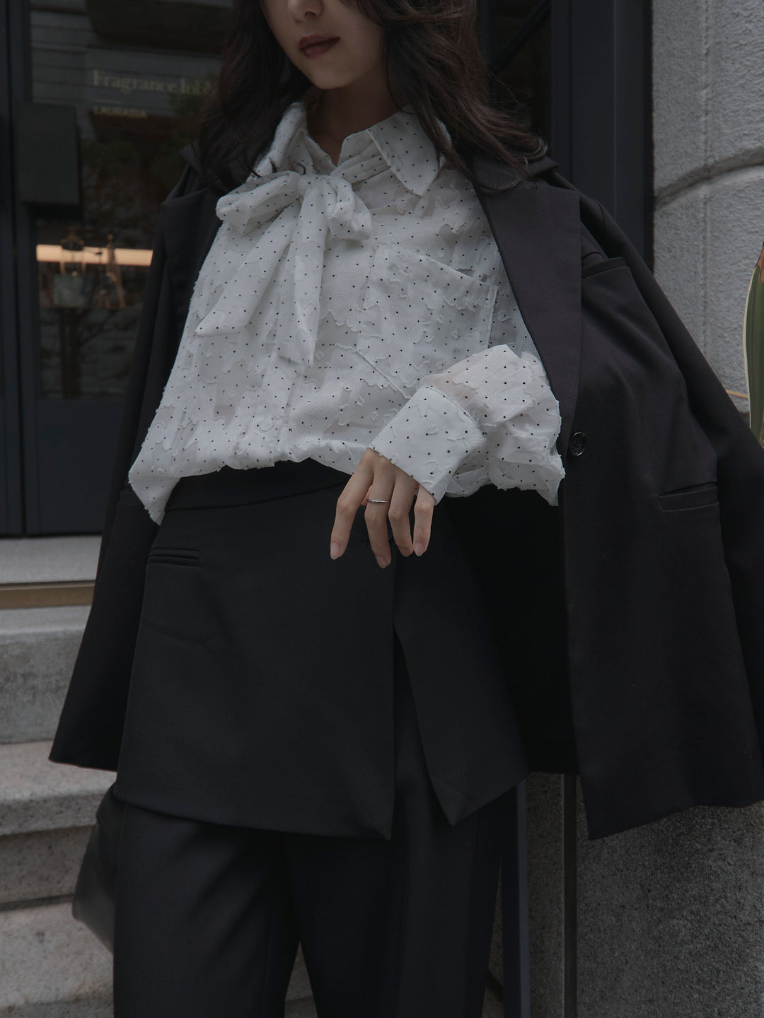 [予約]シアージャガードドットシャツ