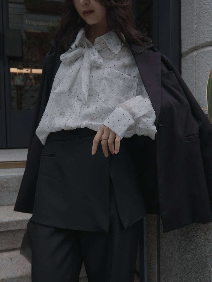 [予約]シアージャガードドットシャツ