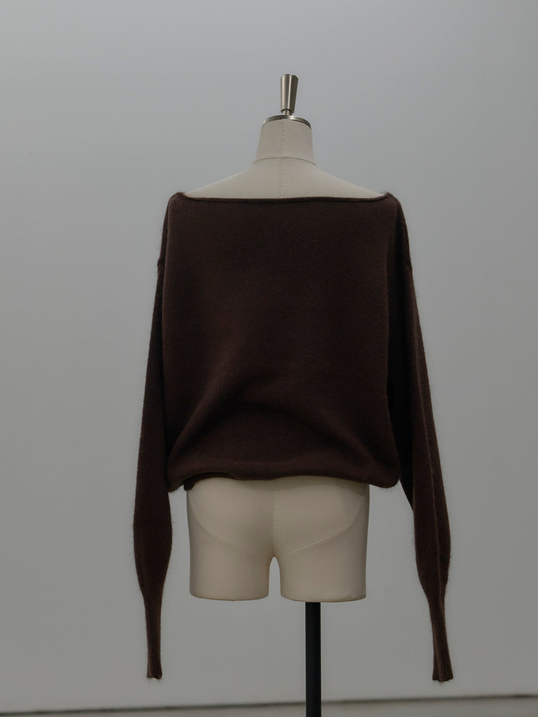 【premium touch】2wayショルダーニットプルオーバー