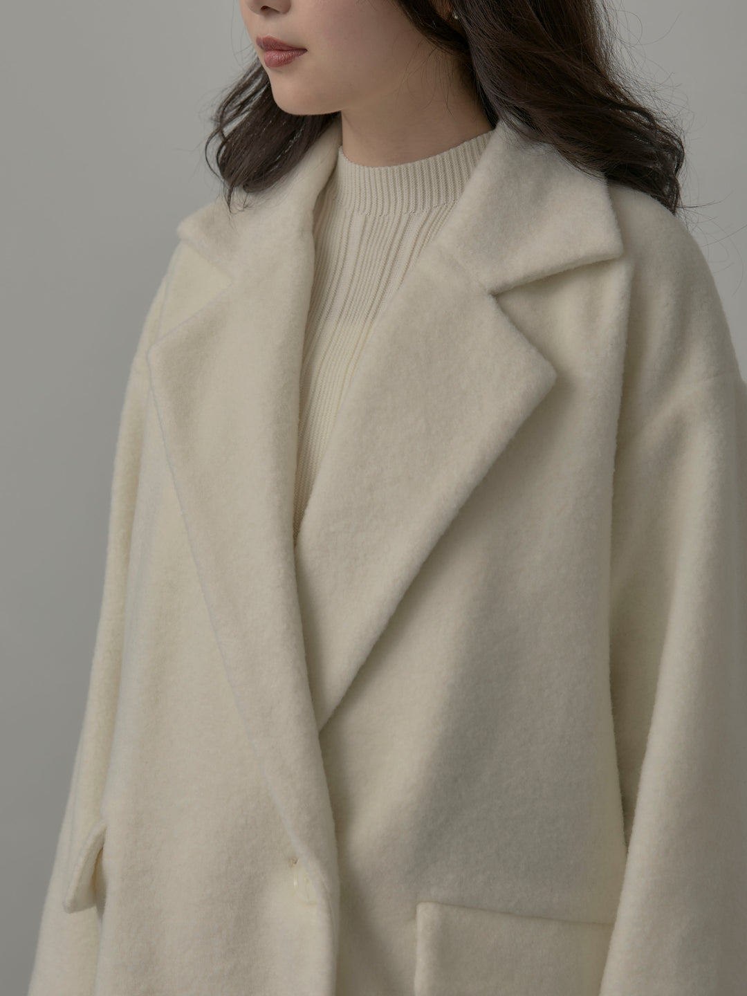 【Essential】オーバーサイズジャケットコート