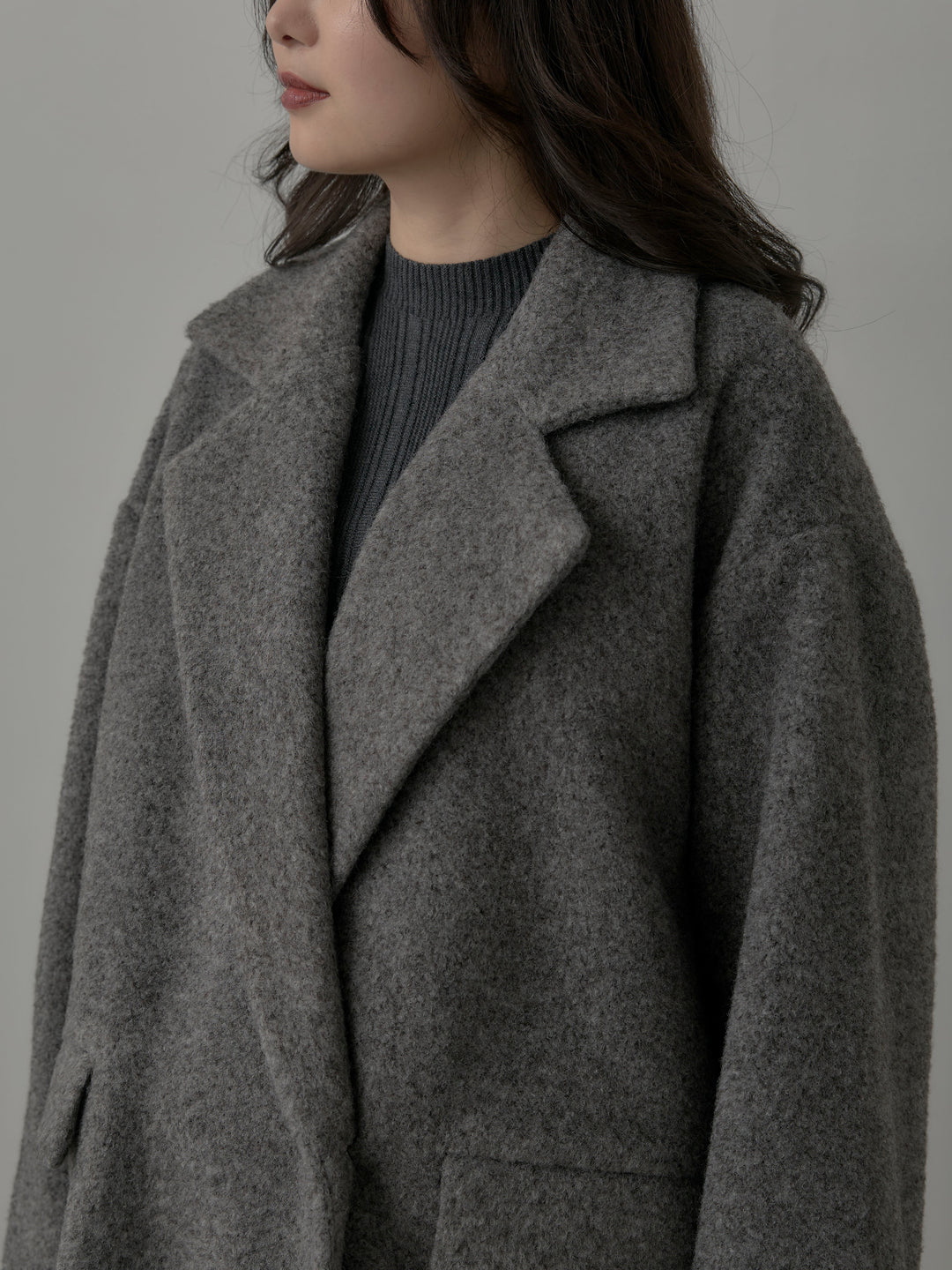 【Essential】オーバーサイズジャケットコート