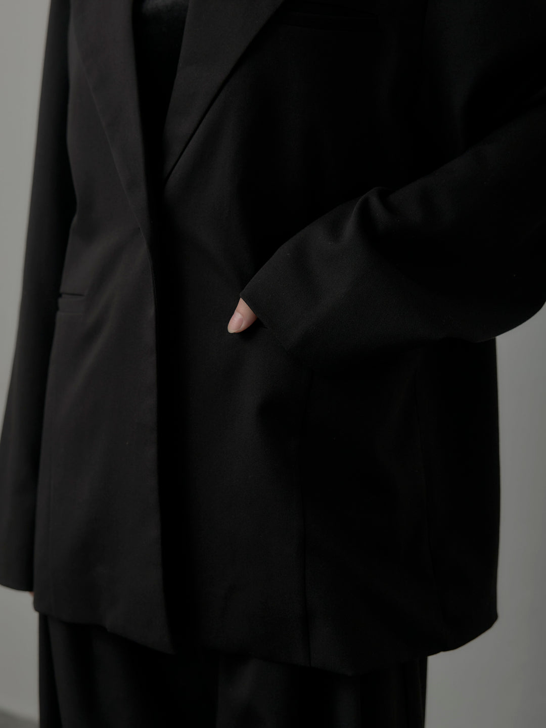 【Essential】ボックスシルエットテーラードジャケット