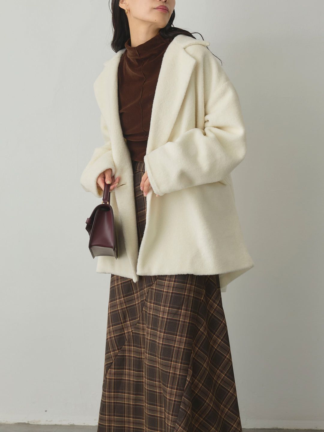 [予約]クラシカルチェックパネルスカート