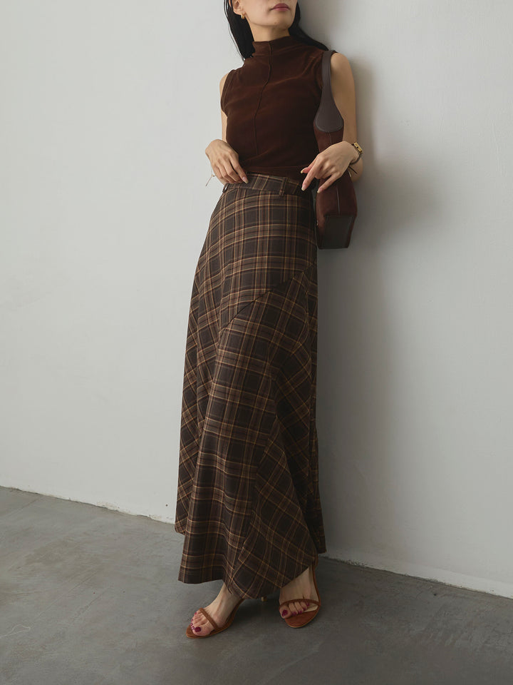 [予約]クラシカルチェックパネルスカート