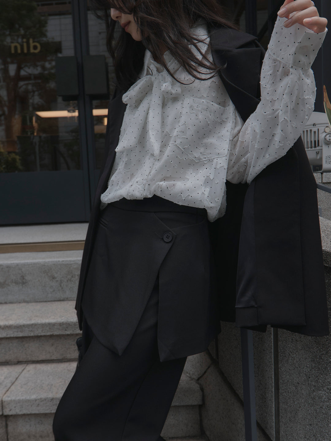 [予約]シアージャガードドットシャツ