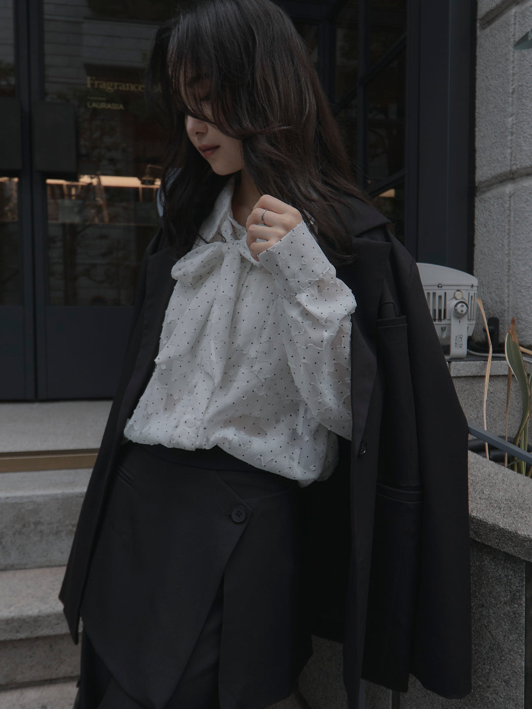 [予約]シアージャガードドットシャツ