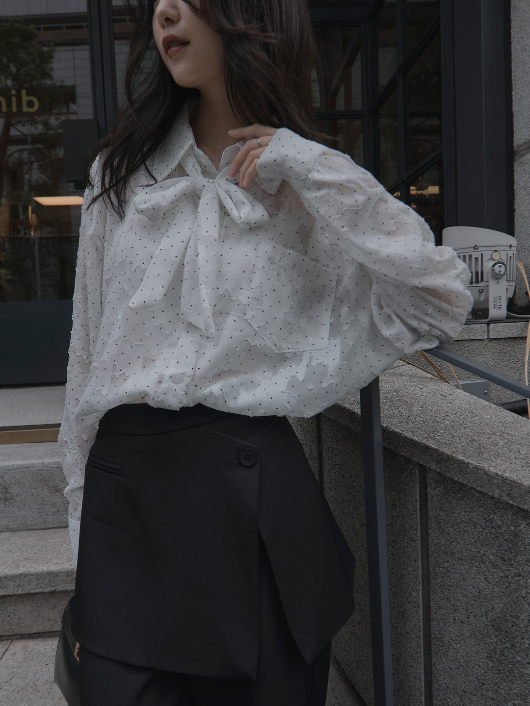 [予約]シアージャガードドットシャツ