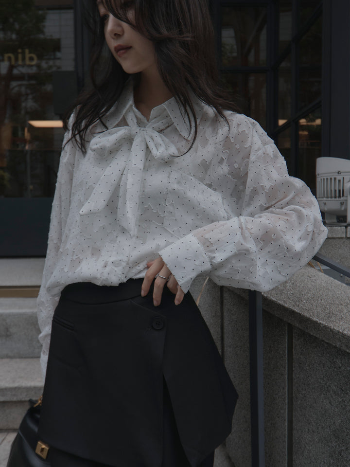 [予約]シアージャガードドットシャツ